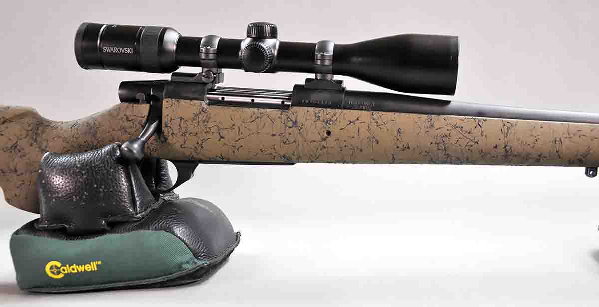 This excellent Swarovski Z3 3-10x 42mm scope is a favorite and has been used in the field for several years. Like all Swarovski products, it provides superior clarity and aids accuracy.